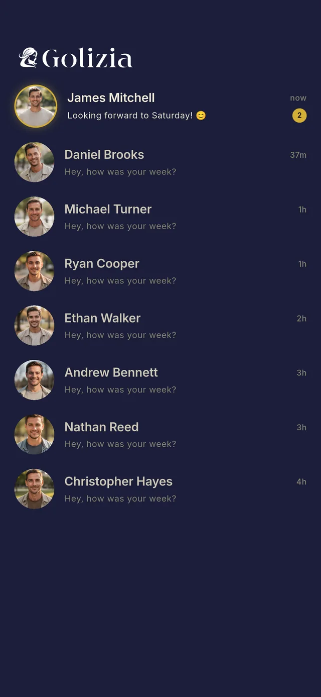Chat list screen