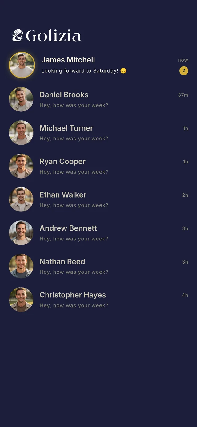 Chat list screen