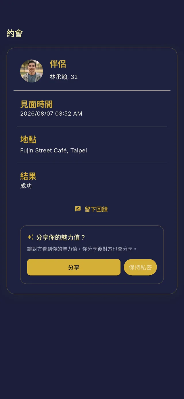 約會安排頁面